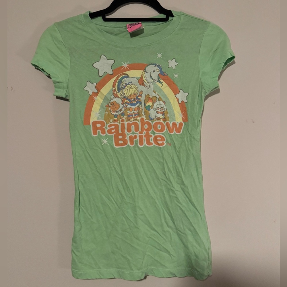 Vintage Y2K Jerry Leigh Rainbow Brite Graphic Tee - 100% Cotton - Picture 2 of 7